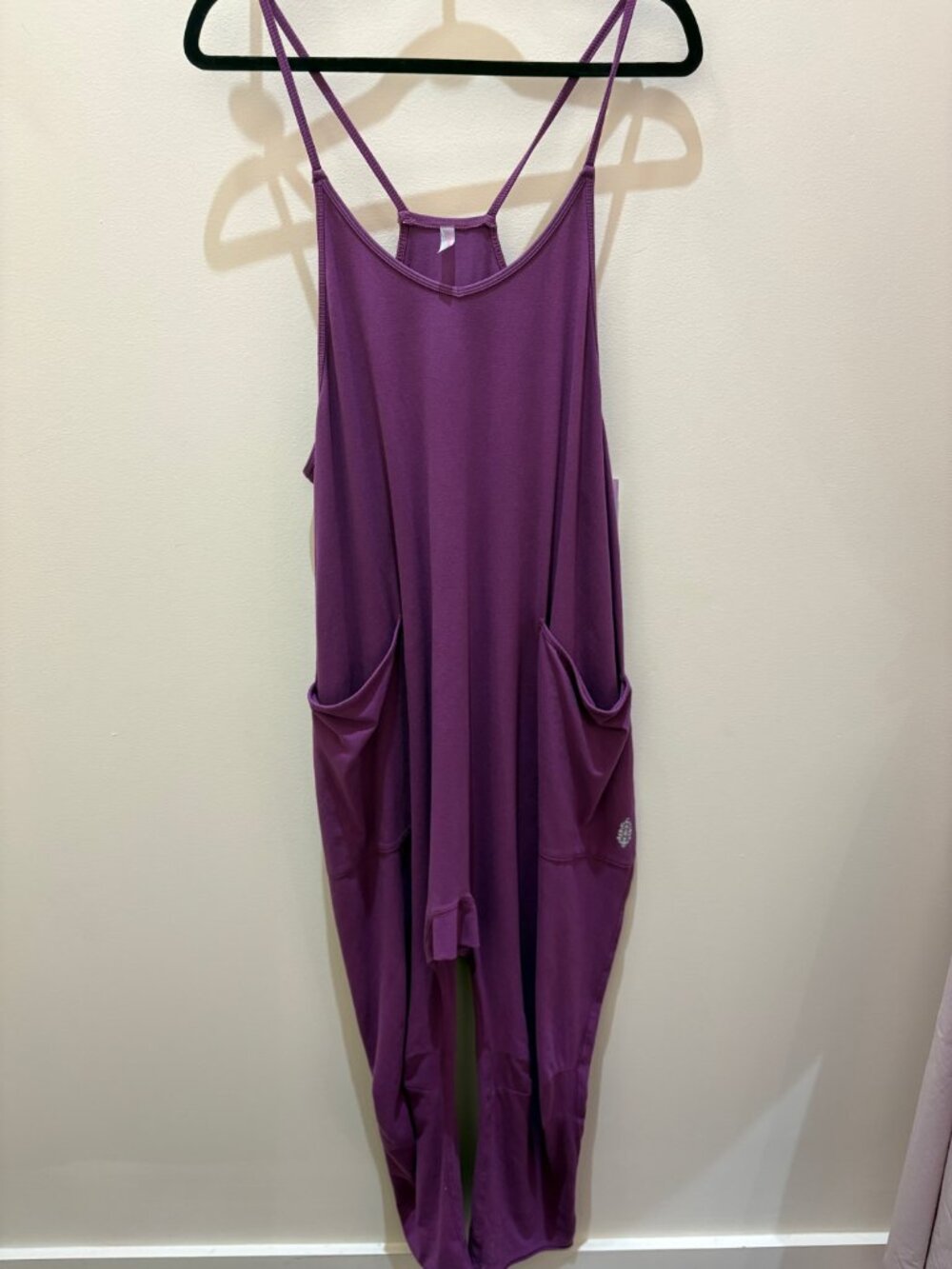 NWT Free People Movement Hot Shot Onesie in color Deep Mulberry - Picture 5 of 5